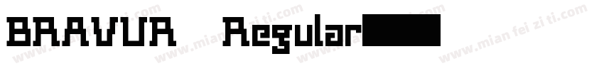 BRAVUR Regular字体转换